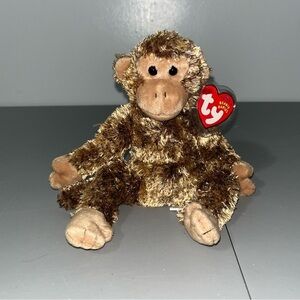 3/25$(Mix) Ty Beanie Buddy “Bonsai The Chimpanzee" NWT Retired 2002 Rare